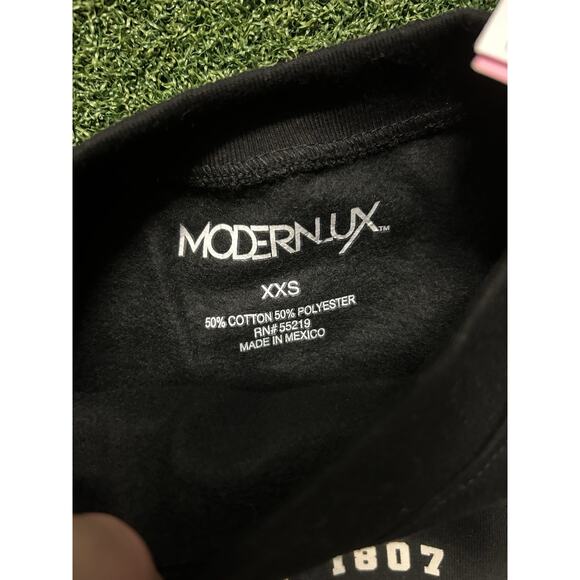 Modern Lux “New York Est. 1807” Black Sweatshirt Women's size XXS - Picture 4 of 5